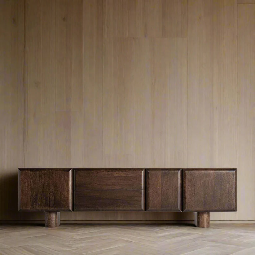 Craigh  TV  unit in Brown Colour