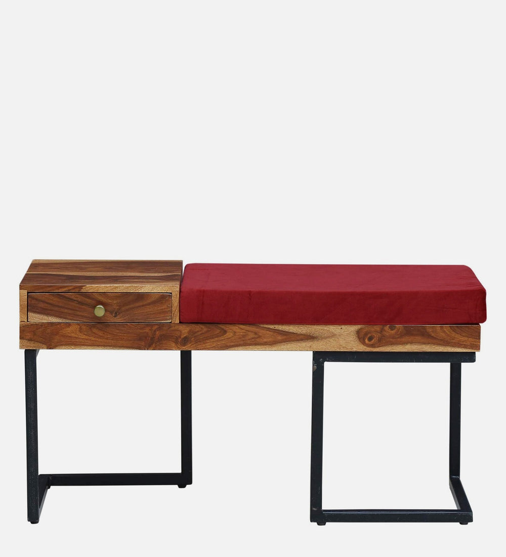 Rawlin Bench In Rustic Teak Finish