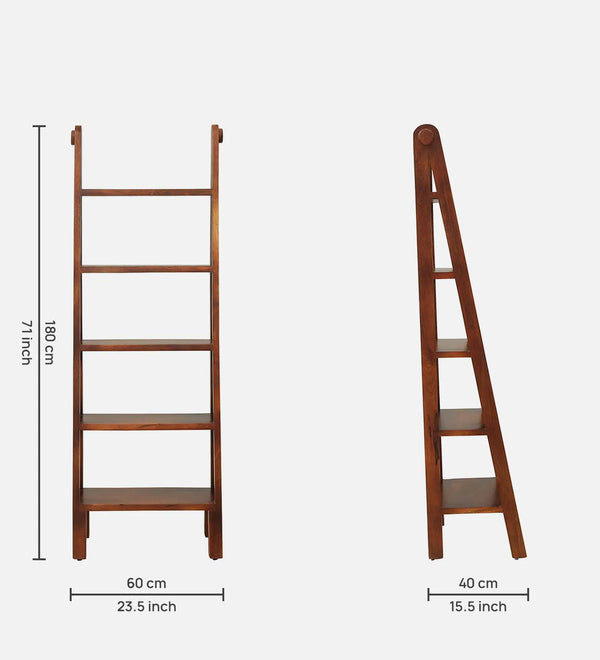 Benno Sheesham Wood Book Shelf In Honey Oak Finish