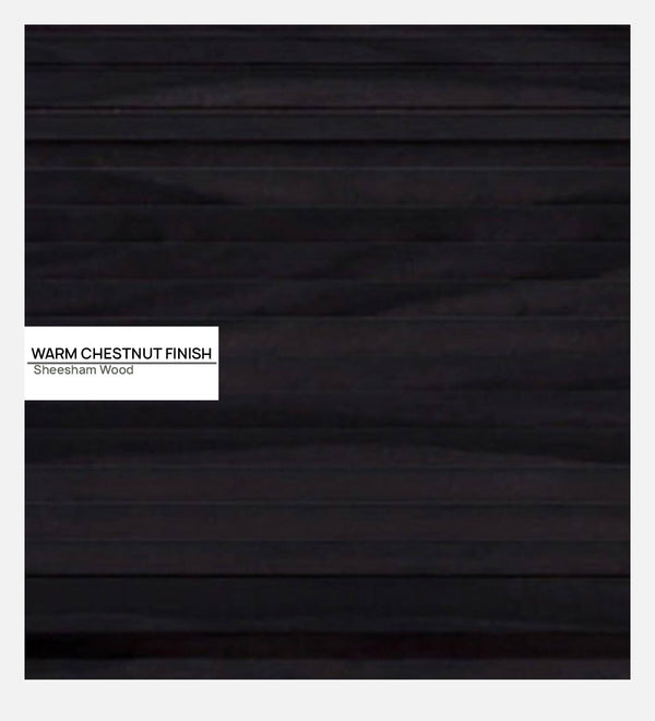 Abney Sheesham Wood Console Table In Walnut Finish