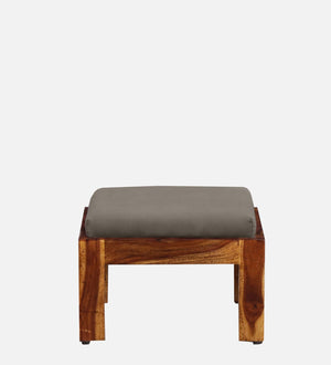 Lifty  Sheesham Wood Nesting Coffee Table Set in Provincial Teak Finish With Cushioned Stools