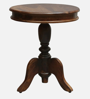 Broo Sheesham Wood End Table In Provincial Teak Finish