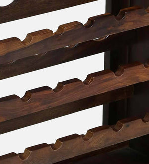 Anhandler Sheesham Wood Bar Cabinet In Provincial Teak Finish By Mudramark