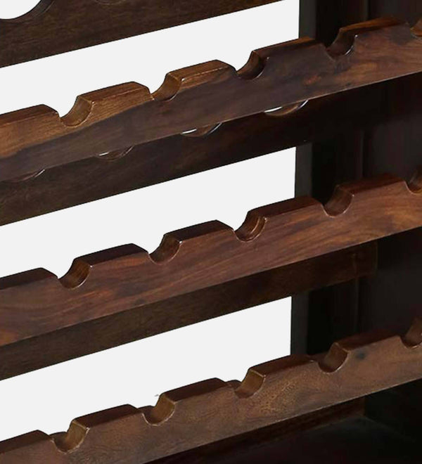 Anhandler Sheesham Wood Bar Cabinet In Provincial Teak Finish By Mudramark