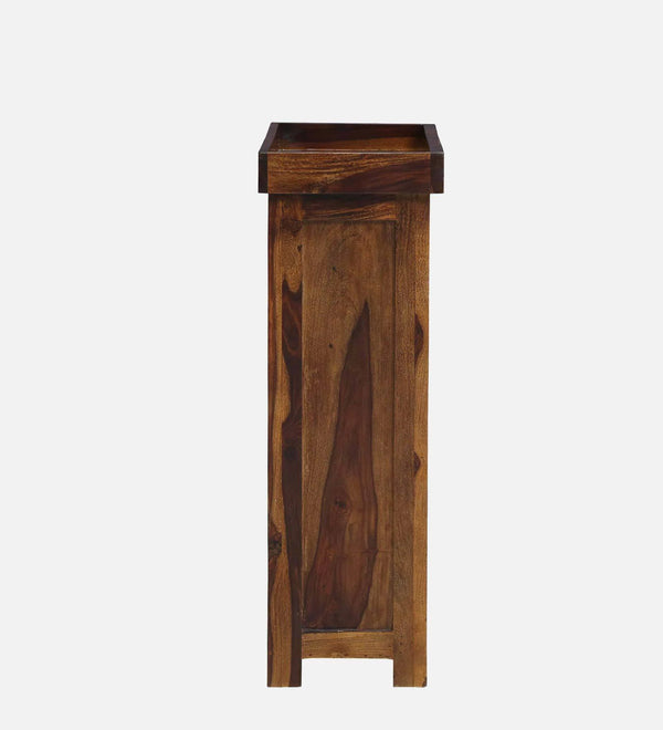 Anhandler Sheesham Wood Bar Cabinet In Provincial Teak Finish By Mudramark