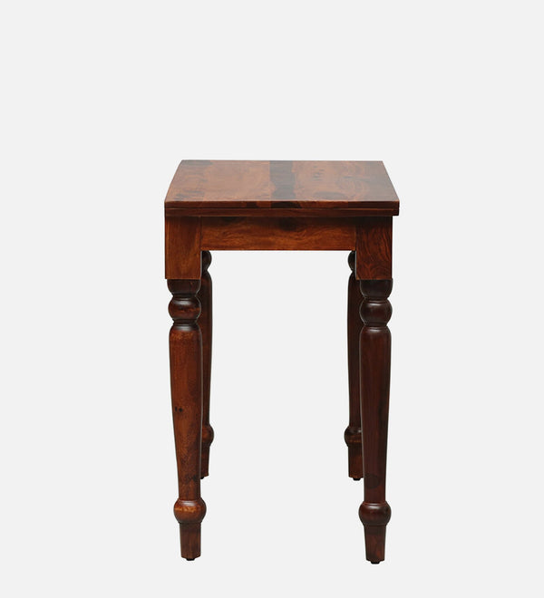 Bryher Sheesham Wood Writing Table In Honey Oak Finish