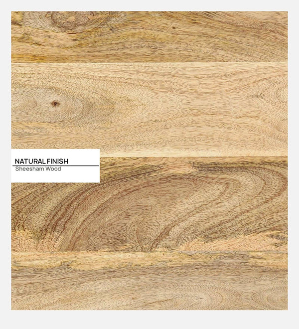 Tarquin Solid Wood Bedside Chest In Natural Finish