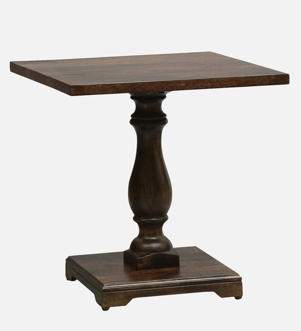 Blacon Sheesham Wood End Table In Walnut Finish