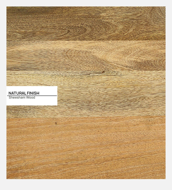 Viterbo Solid Wood Study Table In Natural Finish