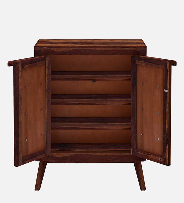 Lifty  Sheesham Wood Shoe Cabinet In Provincial Teak Finish