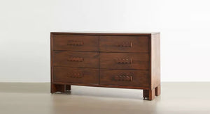 Orwell Solid Wood Chest Of 6 Drawers In Matte Finish
