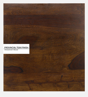 Pury Sheesham Wood Armchair In Provincial Teak Finish