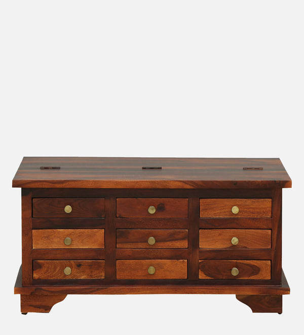 Zatec Sheesham Wood Coffee Table In Honey Oak Finish