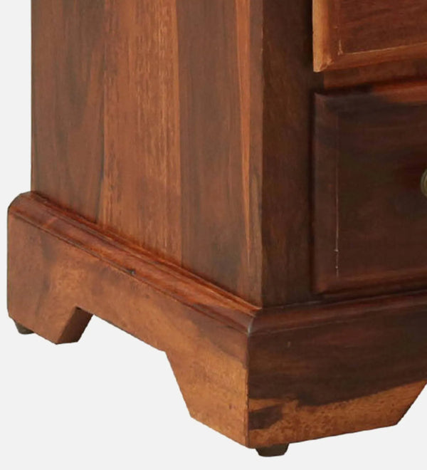 Chitrinee Sheesham Wood Chest Of Drawers In Honey Oak Finish