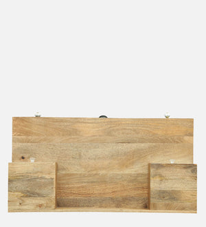 Viterbo Solid Wood Study Table In Natural Finish