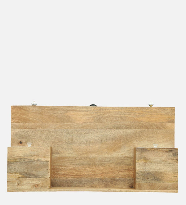 Viterbo Solid Wood Study Table In Natural Finish