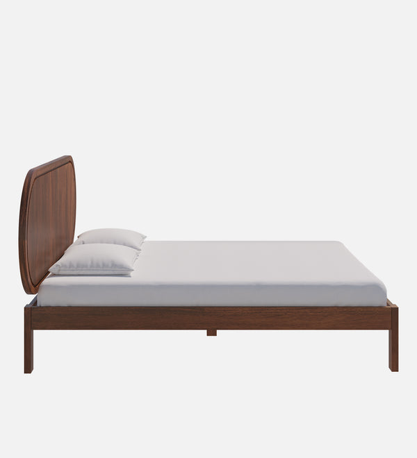Orren Mango Wood Queen Size Bed In Provincial Teak Finish Without Storage (60 x 78 inches)