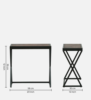 Nugent Sheesham Wood Nest Of Tables In Provincial Teak  Finish