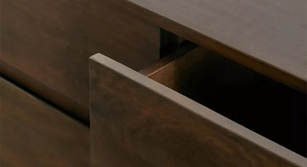 Mahe Solid Wood Chest Of 6 Drawers In Matte Finish