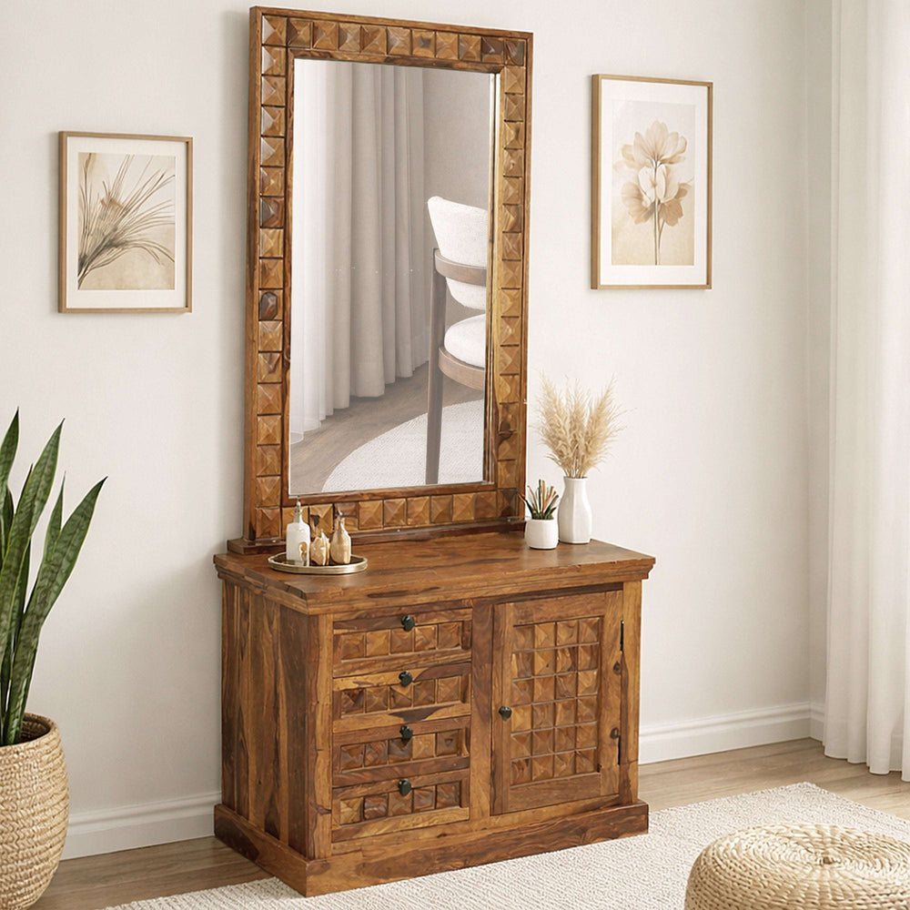 Burn Sheesham Wood Dressing In Provincial Teak Finish