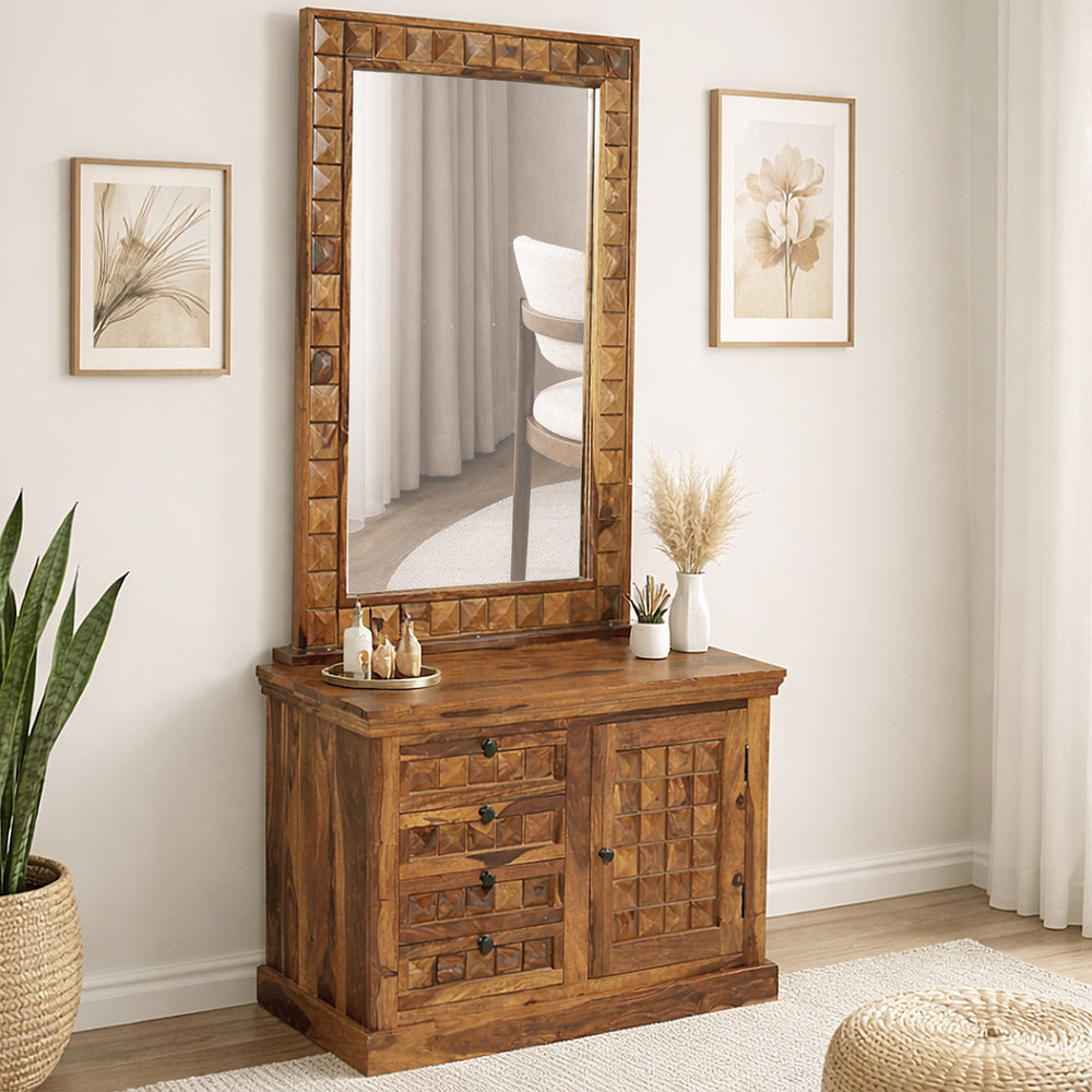 Burn Sheesham Wood Dressing In Provincial Teak Finish