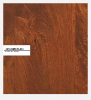 Benno Sheesham Wood Book Shelf In Honey Oak Finish