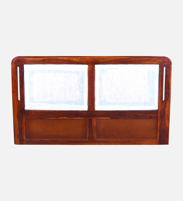 Lotus Sheesham Wood Queen Size Bed In Honey Oak FinishWith Box Storage (60 x 78 inches)