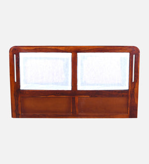 Lotus Sheesham Wood King Size Bed In Honey Oak FinishWith Box Storage (72 x 78 inches)