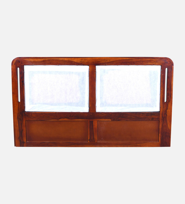 Lotus Sheesham Wood King Size Bed In Honey Oak FinishWith Box Storage (72 x 78 inches)