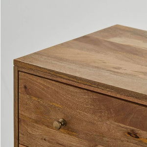 Rowling Solid Wood Chest Of 6 Drawers In Matte Finish