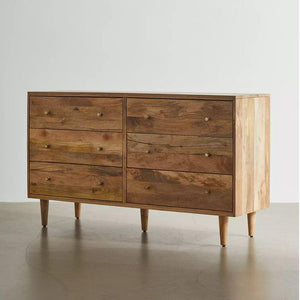 Rowling Solid Wood Chest Of 6 Drawers In Matte Finish