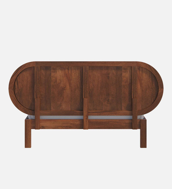 Orren Mango Wood Queen Size Bed In Provincial Teak Finish Without Storage (60 x 78 inches)