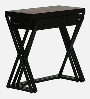 Nugent Sheesham Wood Nest Of Tables In Provincial Teak  Finish