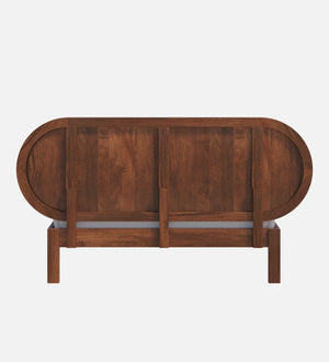 Orren Mango Wood Queen Size Bed In Provincial Teak Finish Without Storage (60 x 78 inches)