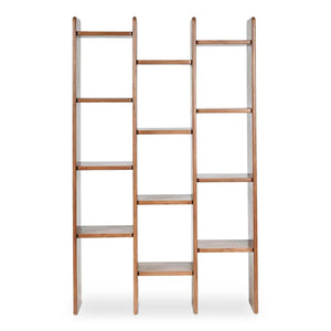 Stafford Solid Acacia wood Bookshelf in Natural Finish
