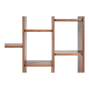Stafford Solid Acacia wood Bookshelf in Natural Finish