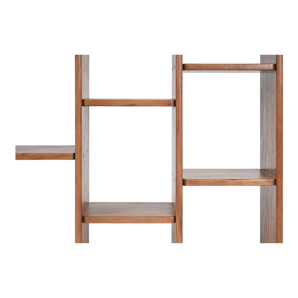 Stafford Solid Acacia wood Bookshelf in Natural Finish
