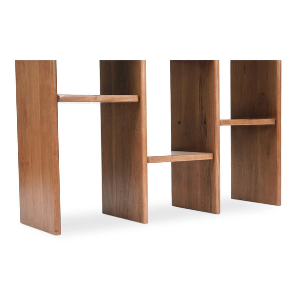 Stafford Solid Acacia wood Bookshelf in Natural Finish