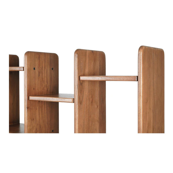 Stafford Solid Acacia wood Bookshelf in Natural Finish