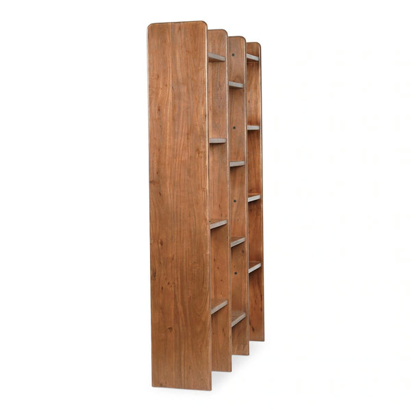 Stafford Solid Acacia wood Bookshelf in Natural Finish