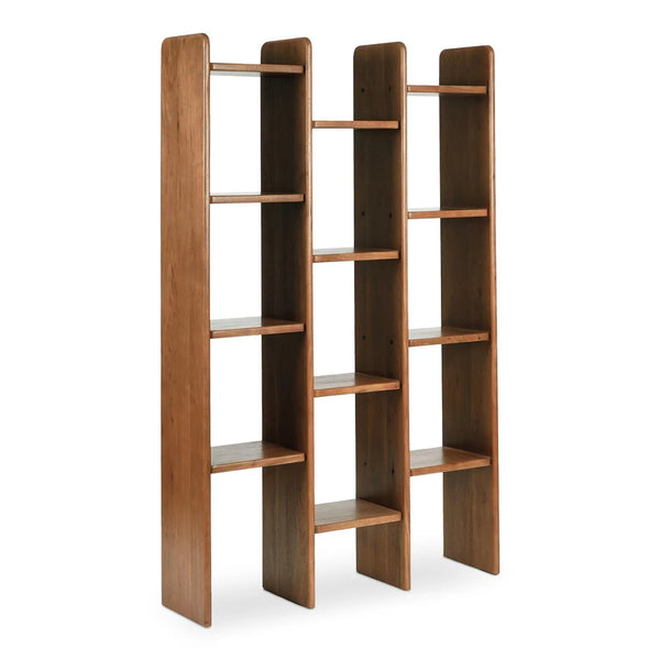 Stafford Solid Acacia wood Bookshelf in Natural Finish