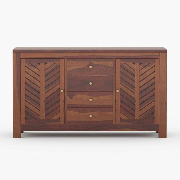 Alacca Sheesham Wood Sideboard In Provincial Teak Finish
