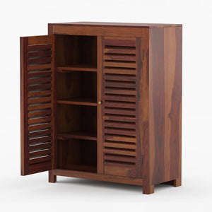 Dyson Shoe Rack Of 15 Pairs In Provincial Teak Color