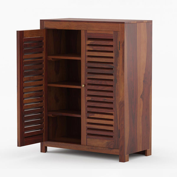 Dyson Shoe Rack Of 15 Pairs In Provincial Teak Color