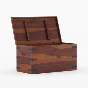 Stainfiled Sheesham Wood Trunk In Provincial Teak Finish
