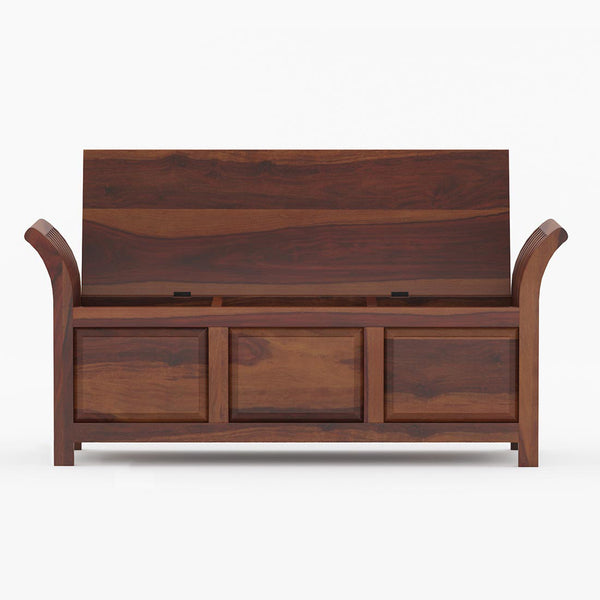 Syan Sheesham Wood Trunk In Provincial Teak Finish