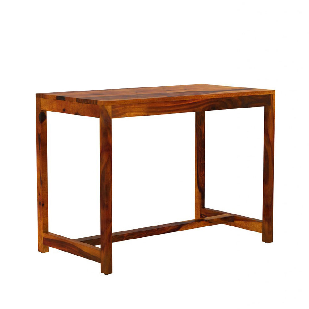 Suji Sheesham Wood Study Table In Honey Oak Finish