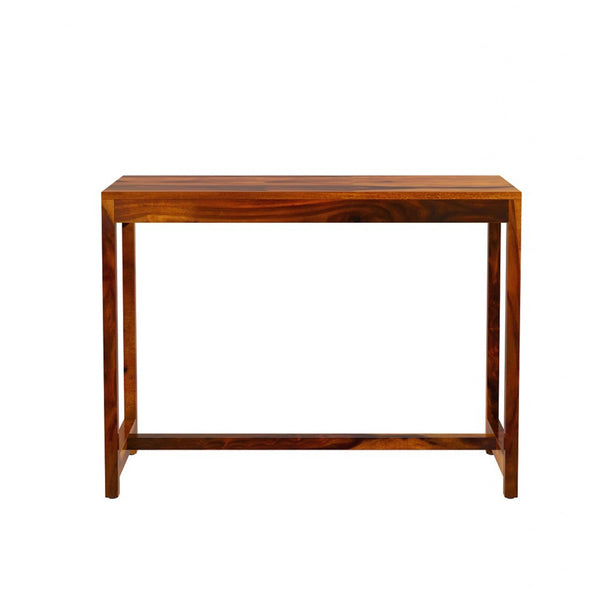 Suji Sheesham Wood Study Table In Honey Oak Finish