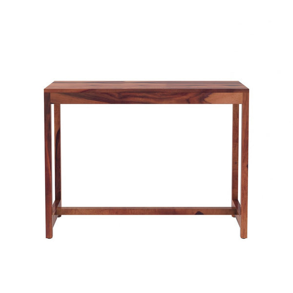 Lisa Sheesham Wood Study Table in Teak Finish