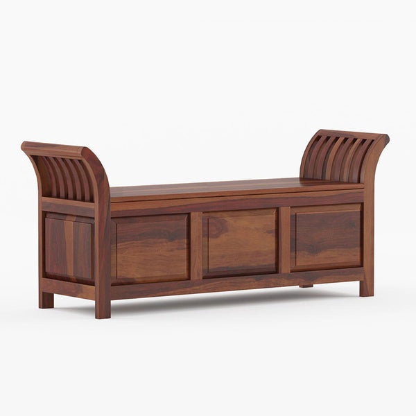 Syan Sheesham Wood Trunk In Provincial Teak Finish